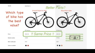 Which cycling discipline has better value | Trek Marlin 5 v Dual Sport 1.