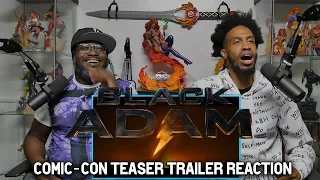 Black Adam Comic-Con Teaser Trailer Reaction