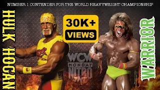 WCW HOGAN VS WARRIOR #1 CONTENDER MATCH