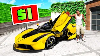 GTA 5 but EVERYTHING I Touch COSTS $1