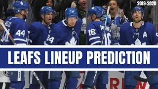 Predicting the Toronto Maple Leafs Opening Night Lineup | NHL 2019-2020 Season