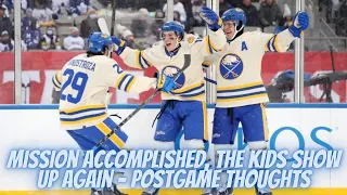 Mission Accomplished, Sabres Sweep The 2 Biggest Games Of The Season - Postgame Thoughts