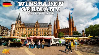 Wiesbaden, Germany - Walking Tour 4K - Old Town, Russian Orthodox Church