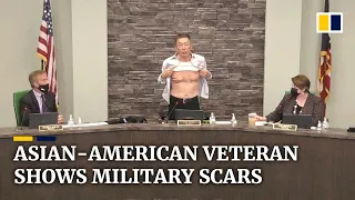 ‘Is this patriot enough?’: Asian-American veteran shows scars as he calls out anti-Asian hate