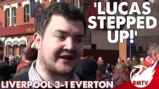 Liverpool v Everton 3-1 | Lucas Stepped Up! | #LFC Fan Cam