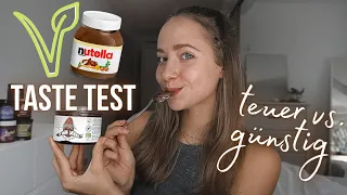 Ich teste GESUNDE, VEGANE NUTELLA ALTERNATIVEN - Teuer vs. Günstig // annrahel