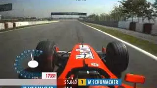 F12002 - Spain Schumacher Onboard Lap