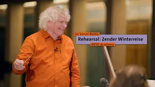 Simon Rattle rehearses Hans Zender: Winterreise – BRSO Academy