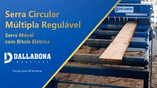 Serra Circular Múltipla Regulável - Serra Móvel com Bitola Elétrica