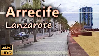 Arrecife, the capital city of Lanzarote / Lanzarote, Spain / 4K HDR