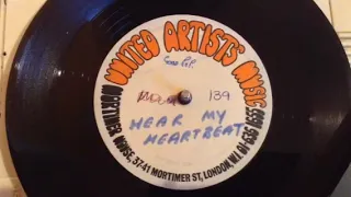 "Hear My Heartbeat" 1969 UK Unknown & Unreleased Demo Acetate, Girls in The Garage, Beat, Mod !!!