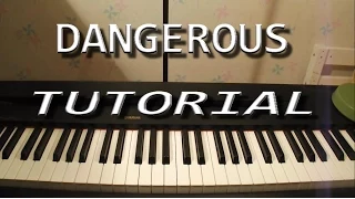David Guetta - Dangerous (Piano Tutorial)