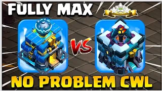 NO PROBLEM TH12 VS TH13 FULLY MAX CWL ATTACK STRATEGY!!