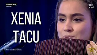 XENIA Tacu, a cucerit inimile juraţilor cu ajutorul naiului, numai la Românii au Talent!