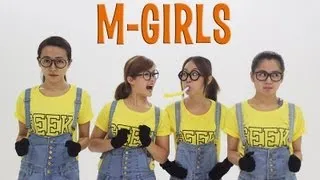 M-GIRLS VS MINION BANANA SONG [OFFICIAL VIDEO]