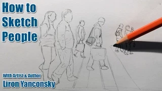 How to Sketch People Anywhere and Without Experience