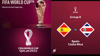 FIFA 23 - Spain vs Costa Rica | FIFA World Cup Qatar 2022 | Group Match | PC Gameplay