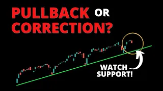 PULLBACK or CORRECTION? (S&P500, SPY, QQQ, DIA, IWM, ARKK, BTC)