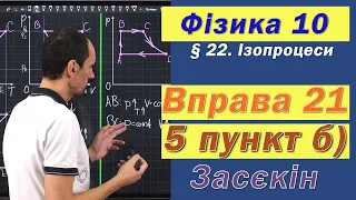 Засєкін Фізика 10 клас. Вправа № 21. 5 п  б)