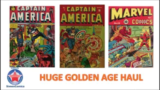 RARE TIMELY Captain America Haul, GOLDEN AGE Harvey comics