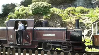 Merddin Emrys leaving Tan-Y-Bwlch towards Porthmadog July 2015