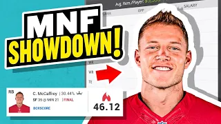 DraftKings NFL Showdown MNF Picks + Strategy (Vikings vs. 49ers)