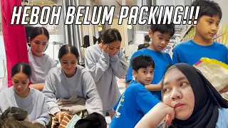 KEHEBOHAN 1 JAM SEBELUM BERANGKAT KE AMERIKA BU GIGI BELUM PACKING, RAFATHAR TURUN TANGAN BELANJA