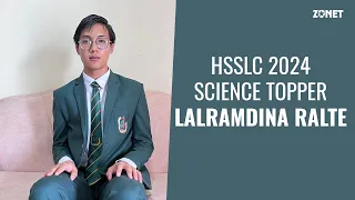 HSSLC 2024 Science Topper Lalramdina Ralte kawmna