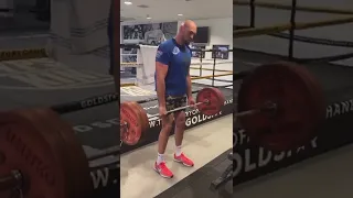 Tyson Fury 2022 Deadlift Training!