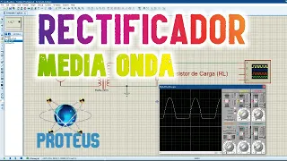 Como simular un RECTIFICADOR de media onda en proteus