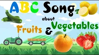 ABC song with fruits and vegetables ❤ Alphabet song ❤ Learning ❤ Kids ❤ Children
