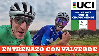 Entrenamiento top con Alejandro Valverde | Mundial Gravel Italia 2023 | Ibon Zugasti