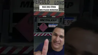 MAIS UMA VÍTIMA DA PLACA MERCOSUL