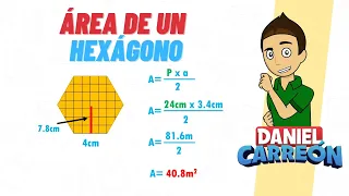 ÁREA DEL HEXÁGONO Super facil - Para principiantes