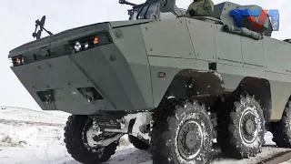 Казахстанские военные испытывают зарубежную бронетехнику ARMA-8x8 производства Турции.