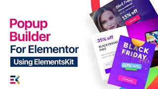 Elementor Popup Modal Widget. with ElementsKit | All-in-one addons for Elementor