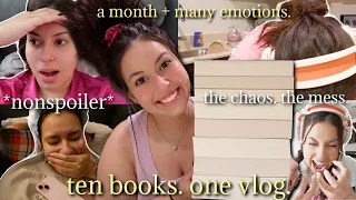 i read my entire april tbr.. and it was a mess | reading vlog! 📚