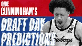 CADE CUNNINGHAM DRAFT DAY PREDICTIONS 😎 | Potential #1 pick answers the BIG questions