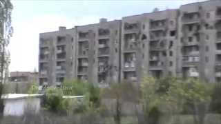 Дебальцево и Углегорск разрушенные дома   Ukraine