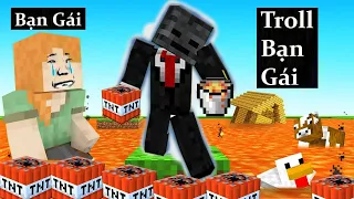 Minecraft Bất Ổn Nhưng Anh Đen Xì Xì Troll Bạn Gái Siêu Hài Hước 🤣