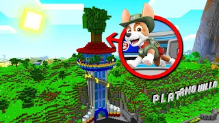 APARECE TRACKER EN LA CASA DE PAW PATROL EN MINECRAFT 🌳