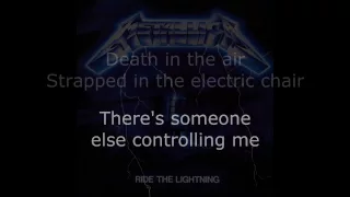 Metallica - Ride The Lightning Lyrics (HD)