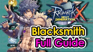 [ROX] Blacksmith Guide Blacksmith Build 한글자막 | KingSpade