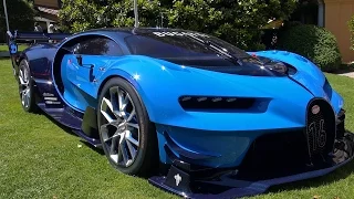 Bugatti Vision GT SOUND - Quad-Turbo W16 Engine Start Up & Revs!