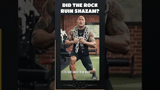 The Rock sabotaged Black Adam and Shazam...