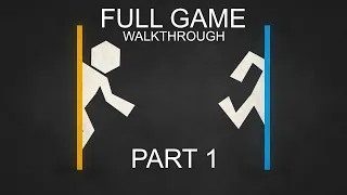 Portal Full Game Walkthrough (Chamber 1-15) [PART 1/3]