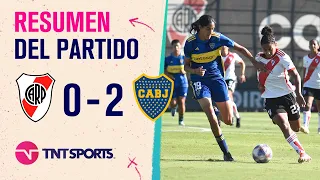 Las Gladiadoras vencieron a las Millonarias con un golazo olímpico 🔥  | #River 0-2 #Boca | Resumen