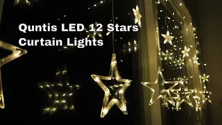 LED Curtain Lights 12 Stars  by Quntis