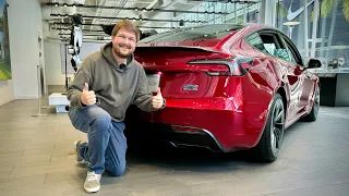 Hands On w/ The New Tesla Model 3 Performance! Interior Review, Software, Track Mode, & All Changes
