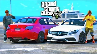 РЕАЛЬНАЯ ЖИЗНЬ В GTA 5 - КУПИЛИ НОВЫЕ ТАЧКИ MERCEDES CLS 63 И BMW M5 E60!  ⚡ГАРВИН